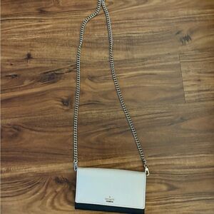 Kate Spade Elegant Cream and Black Crossbody